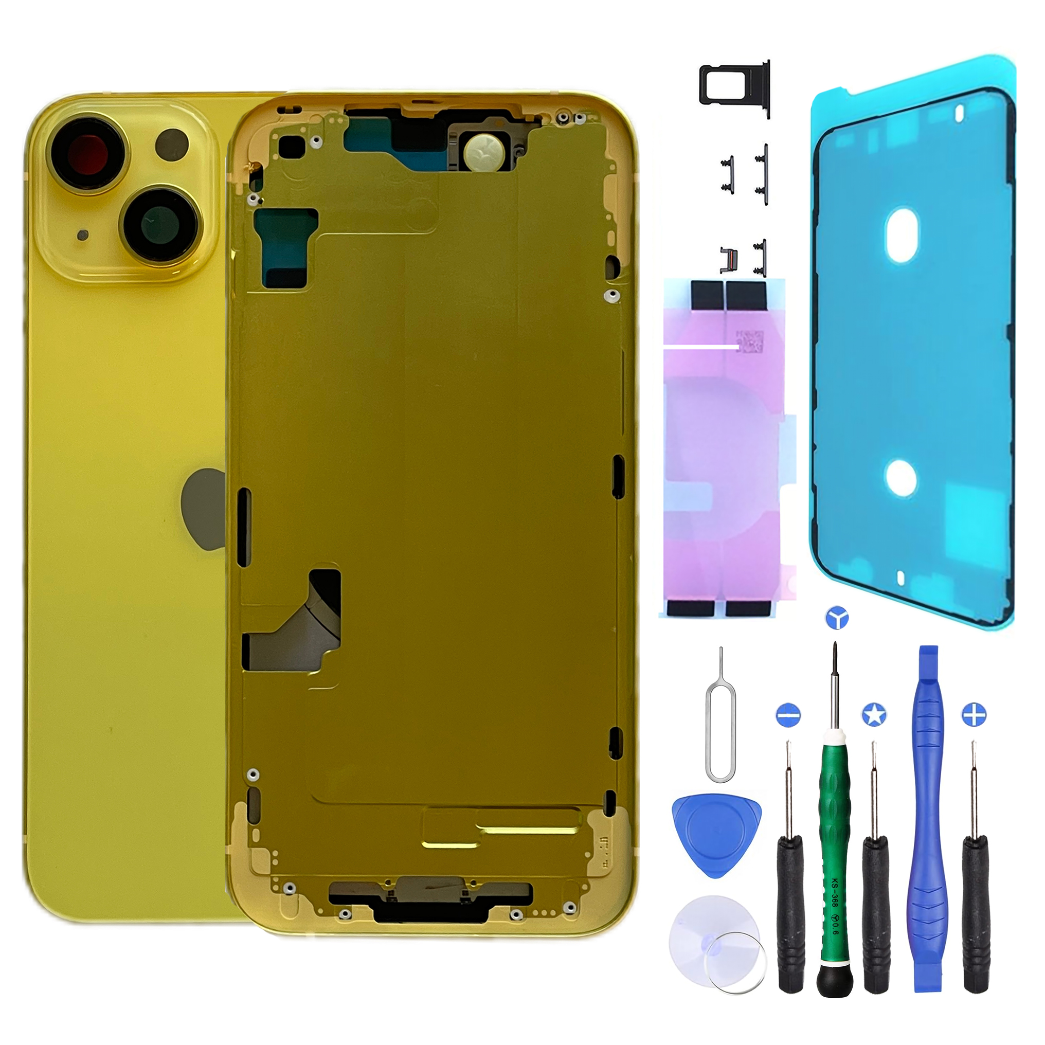 04 Chassis iphone 14 Jaune NU CT copy 2