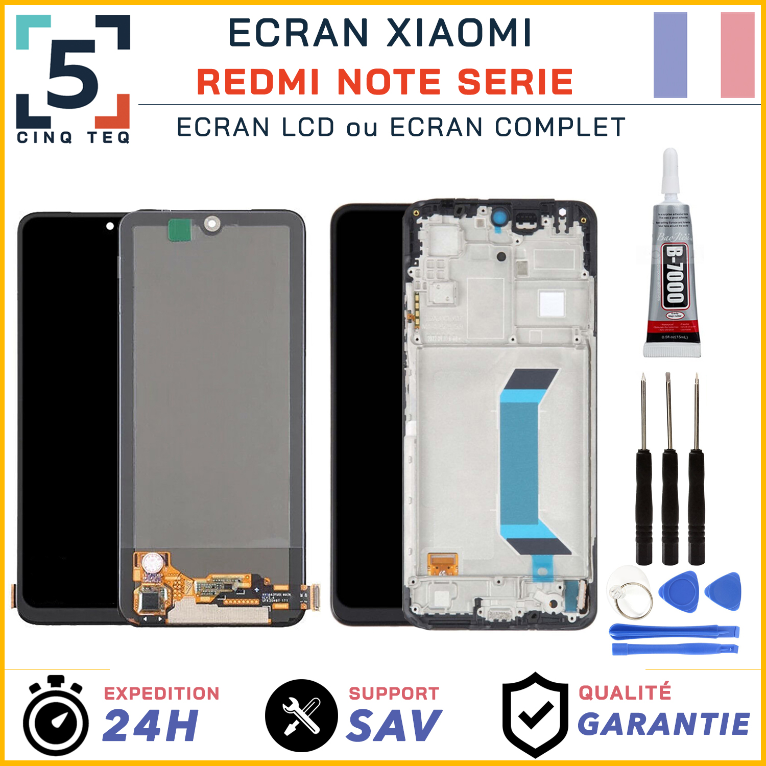 Ecran de Remplacement Xiaomi Redmi Note 5 7 8 9 10 11 12 13 14 4g 5g Pro Pro+ - Foto 14 di 35