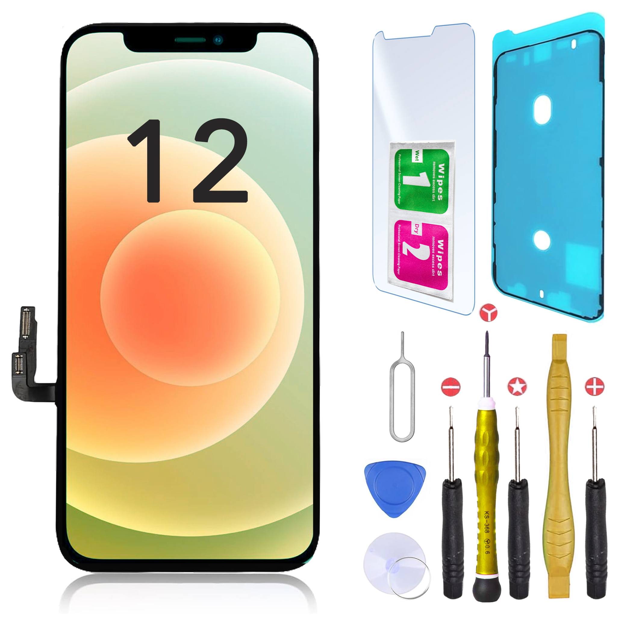 Ecran OLED/LCD Remplacement iPhone 6 6s 7 8 X XR XS 11 12 13 14 15 Pro Max Mini - Zdjęcie 30 z 67