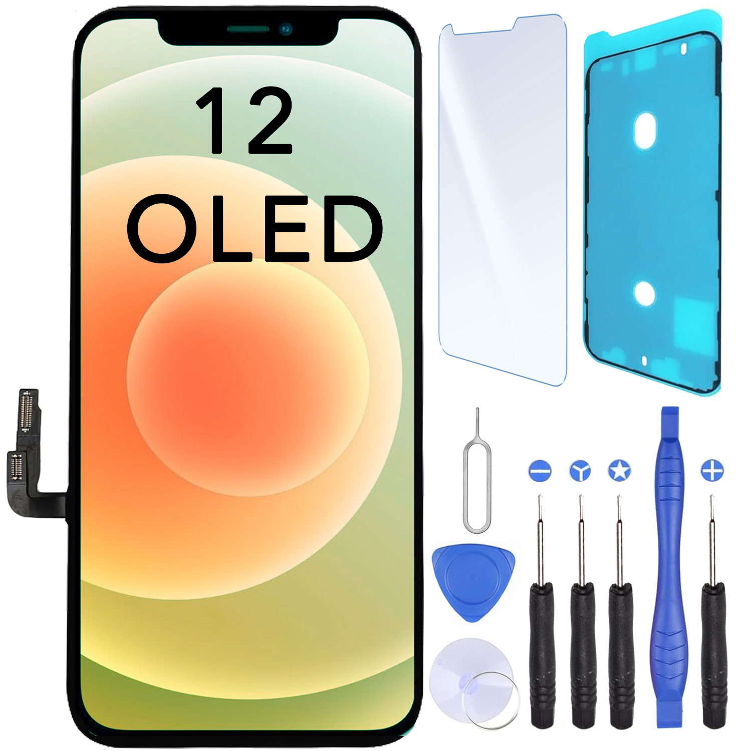 Ecran OLED/LCD Remplacement iPhone 6 6s 7 8 X XR XS 11 12 13 14 15 Pro Max Mini - Zdjęcie 31 z 67