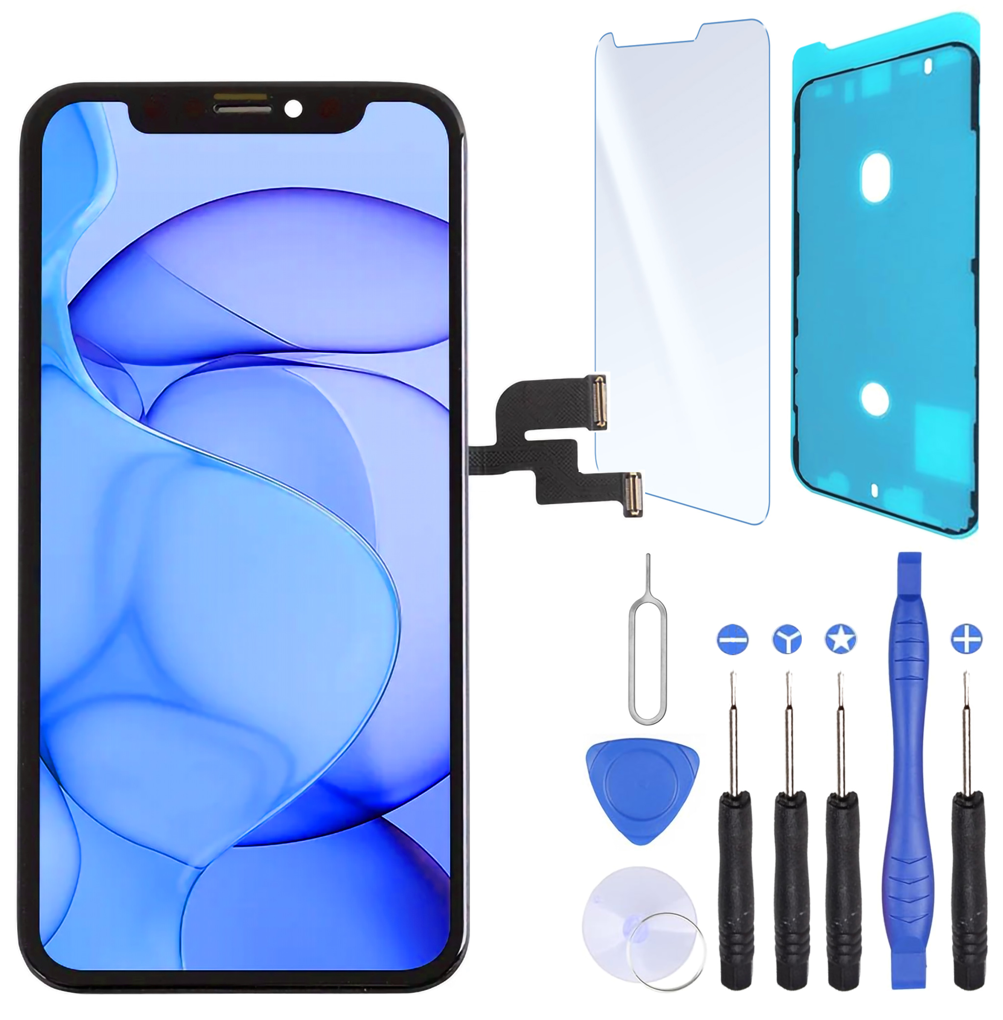Ecran OLED/LCD Remplacement iPhone 6 6s 7 8 X XR XS 11 12 13 14 15 Pro Max Mini - Zdjęcie 18 z 67