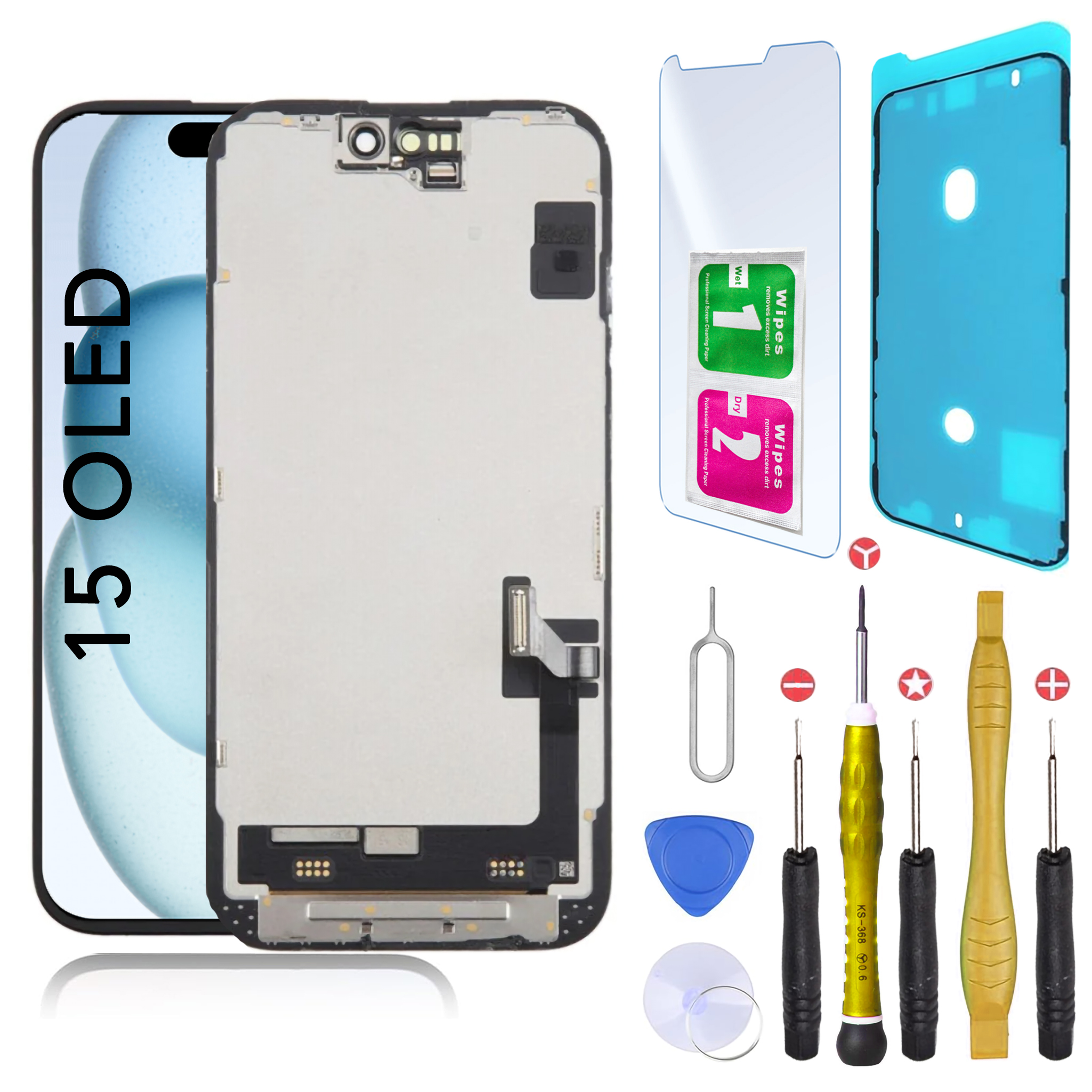 Ecran OLED/LCD Remplacement iPhone 6 6s 7 8 X XR XS 11 12 13 14 15 Pro Max Mini - Zdjęcie 55 z 67