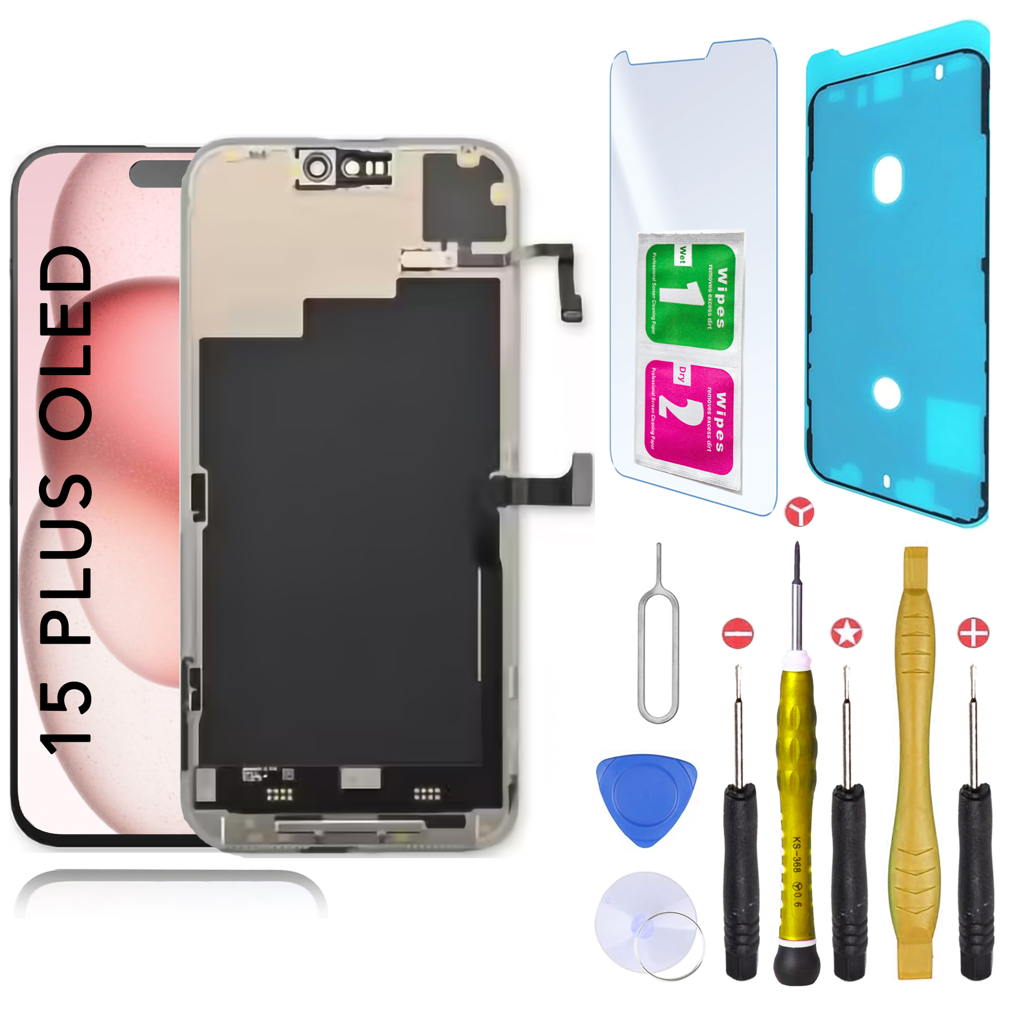 Ecran OLED/LCD Remplacement iPhone 6 6s 7 8 X XR XS 11 12 13 14 15 Pro Max Mini - Zdjęcie 57 z 67