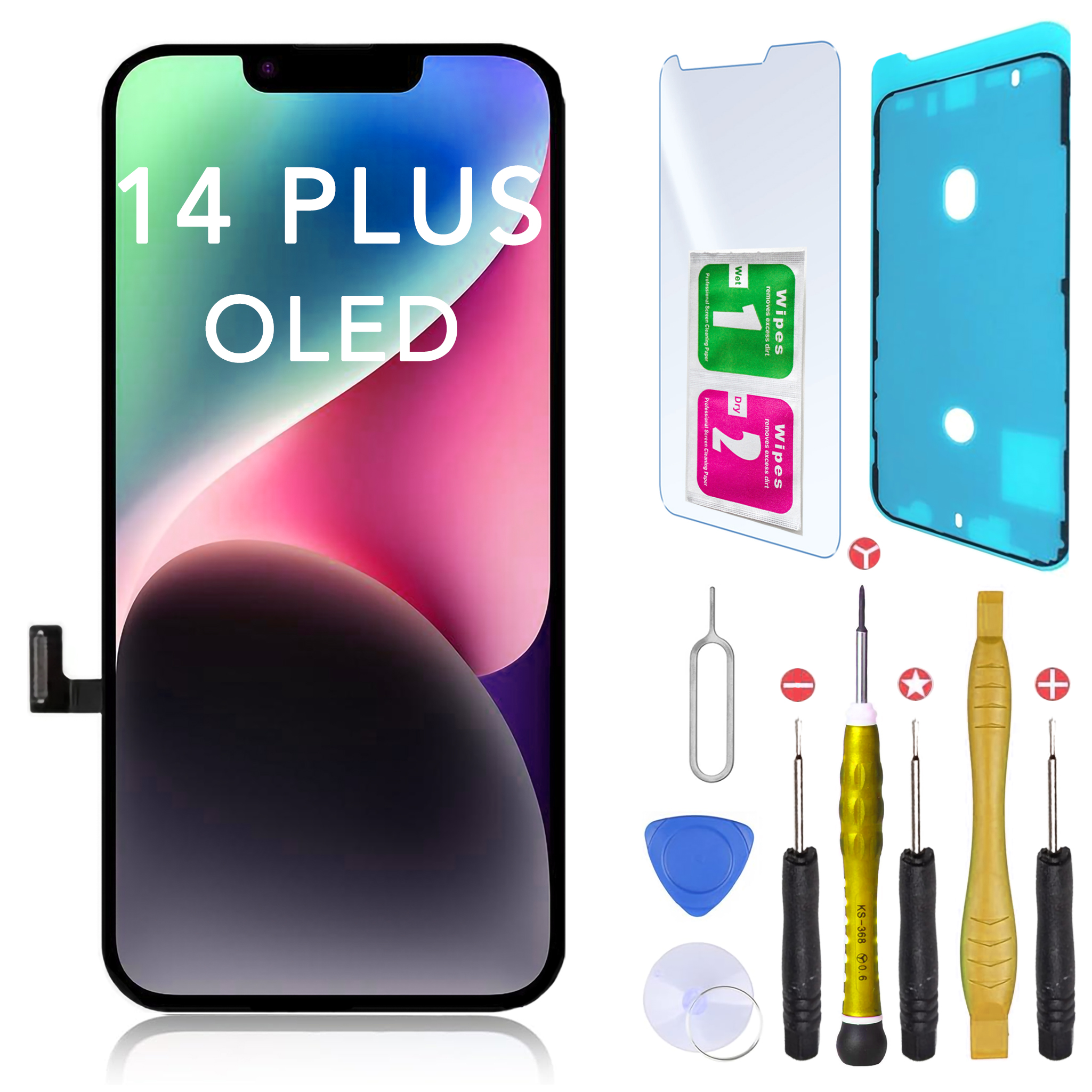 Ecran OLED/LCD Remplacement iPhone 6 6s 7 8 X XR XS 11 12 13 14 15 Pro Max Mini - Zdjęcie 49 z 67