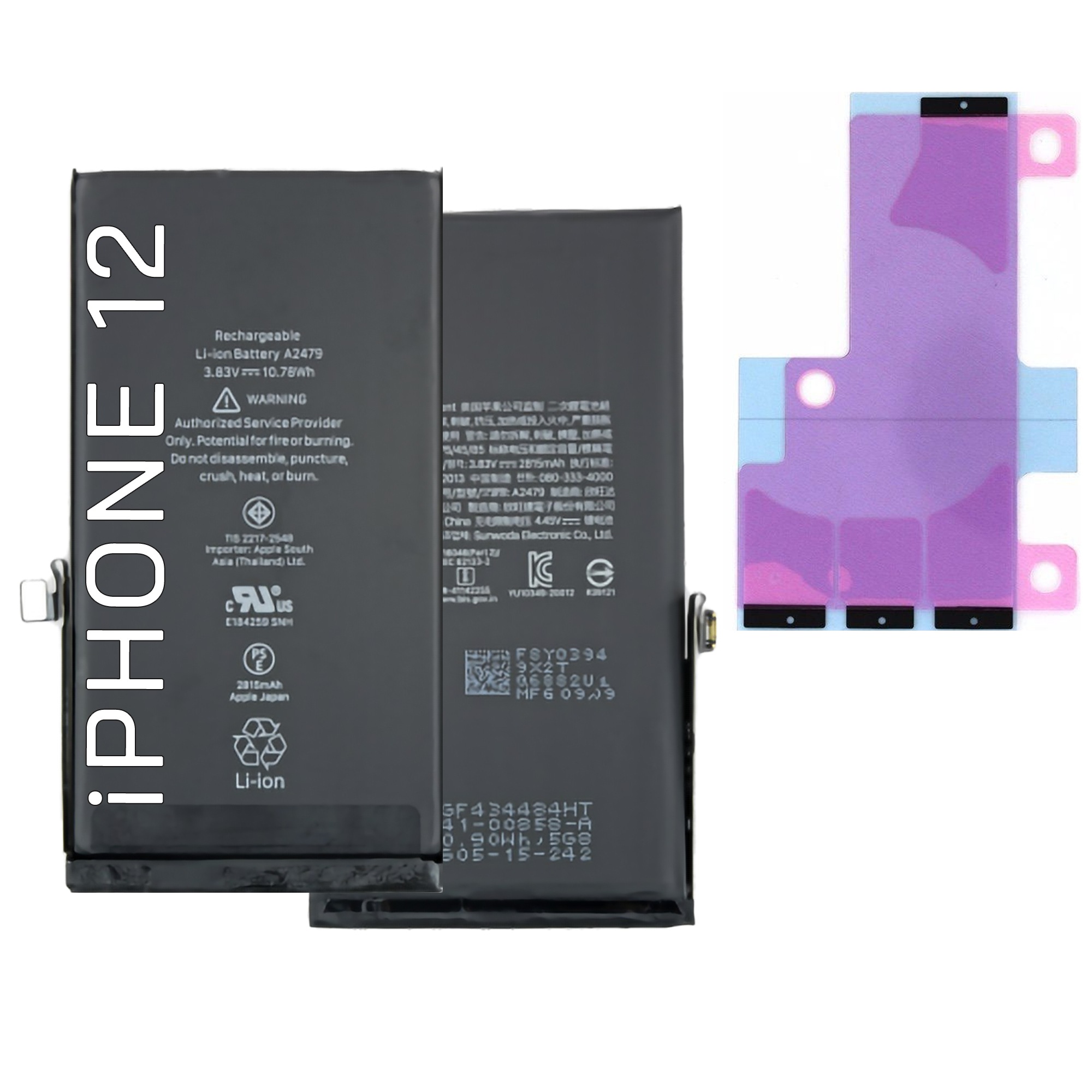Batterie Remplacement iPhone 6 S 7 8 X XR XS 11 12 13 14 15 16 Plus Mini Pro Max - Photo 19/39