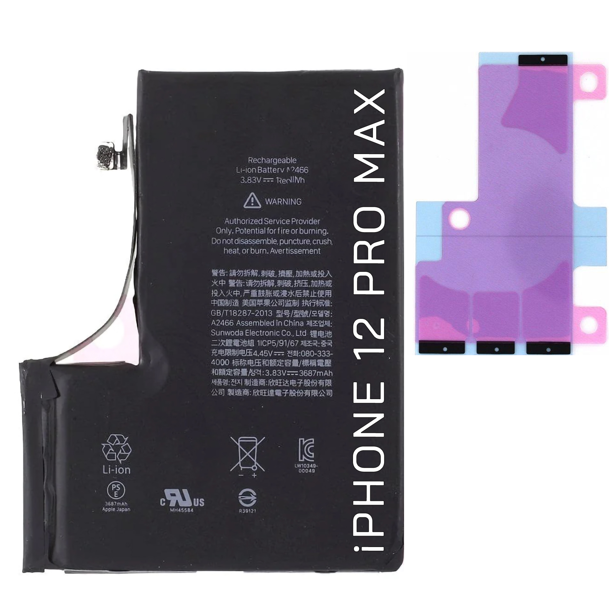 Batterie Remplacement iPhone 6 S 7 8 X XR XS 11 12 13 14 15 16 Plus Mini Pro Max - Photo 22/39