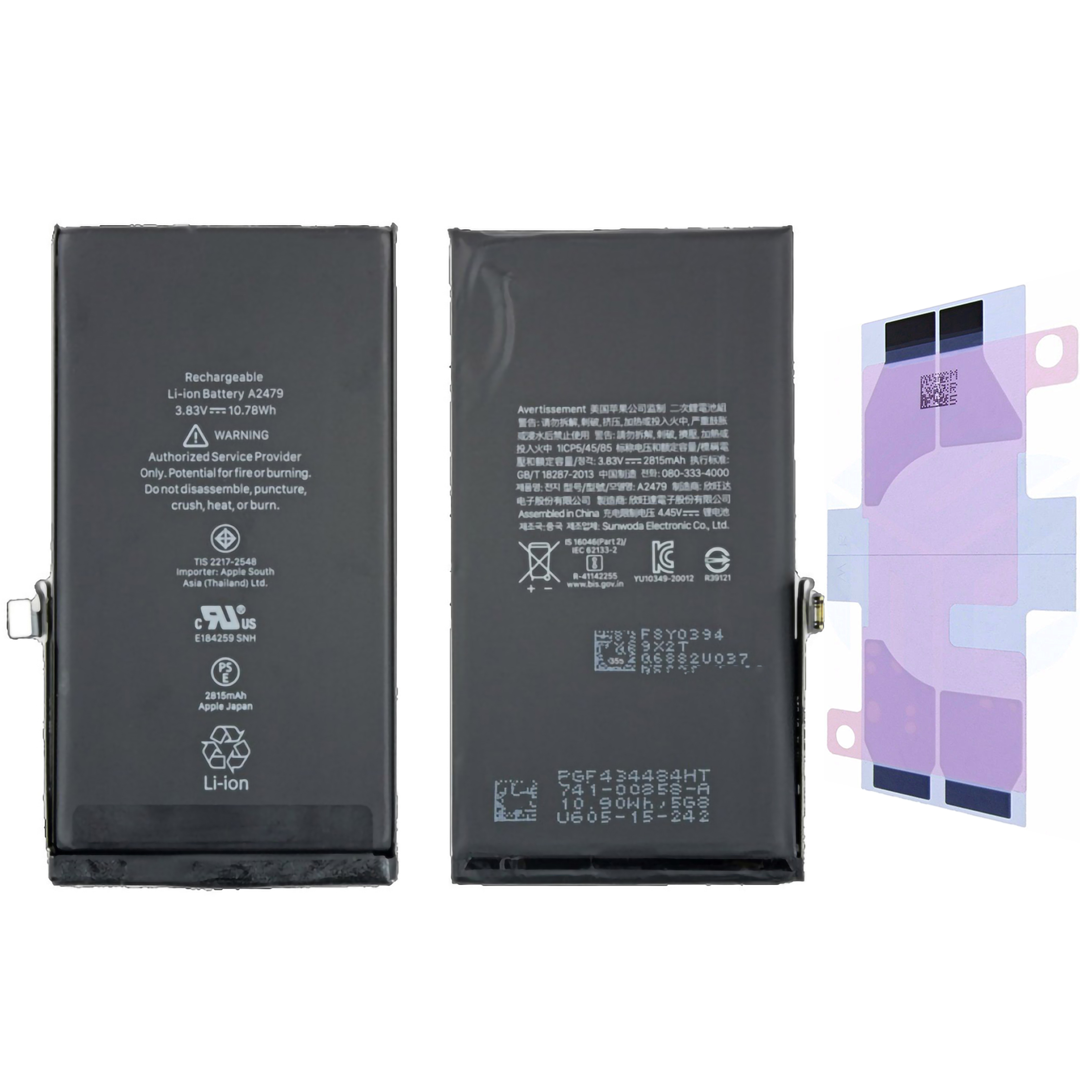 Batterie Remplacement iPhone 6 S 7 8 X XR XS 11 12 13 14 15 16 Plus Mini Pro Max - Photo 29/39