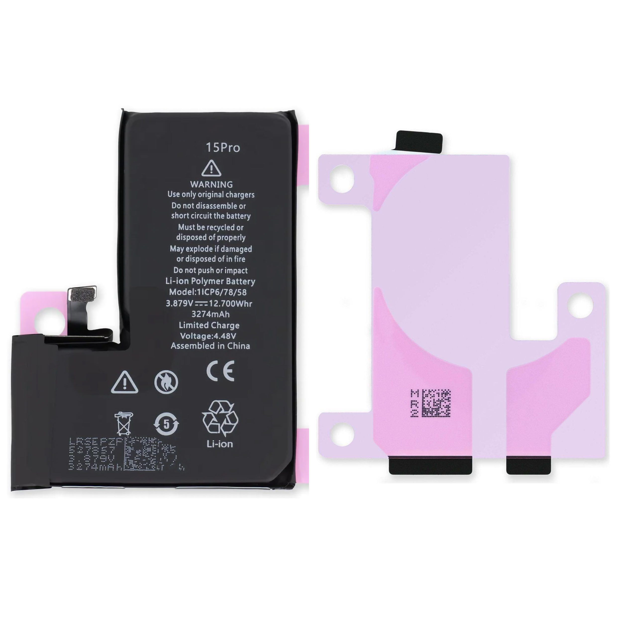 Batterie Remplacement iPhone 6 S 7 8 X XR XS 11 12 13 14 15 16 Plus Mini Pro Max - Photo 34/39