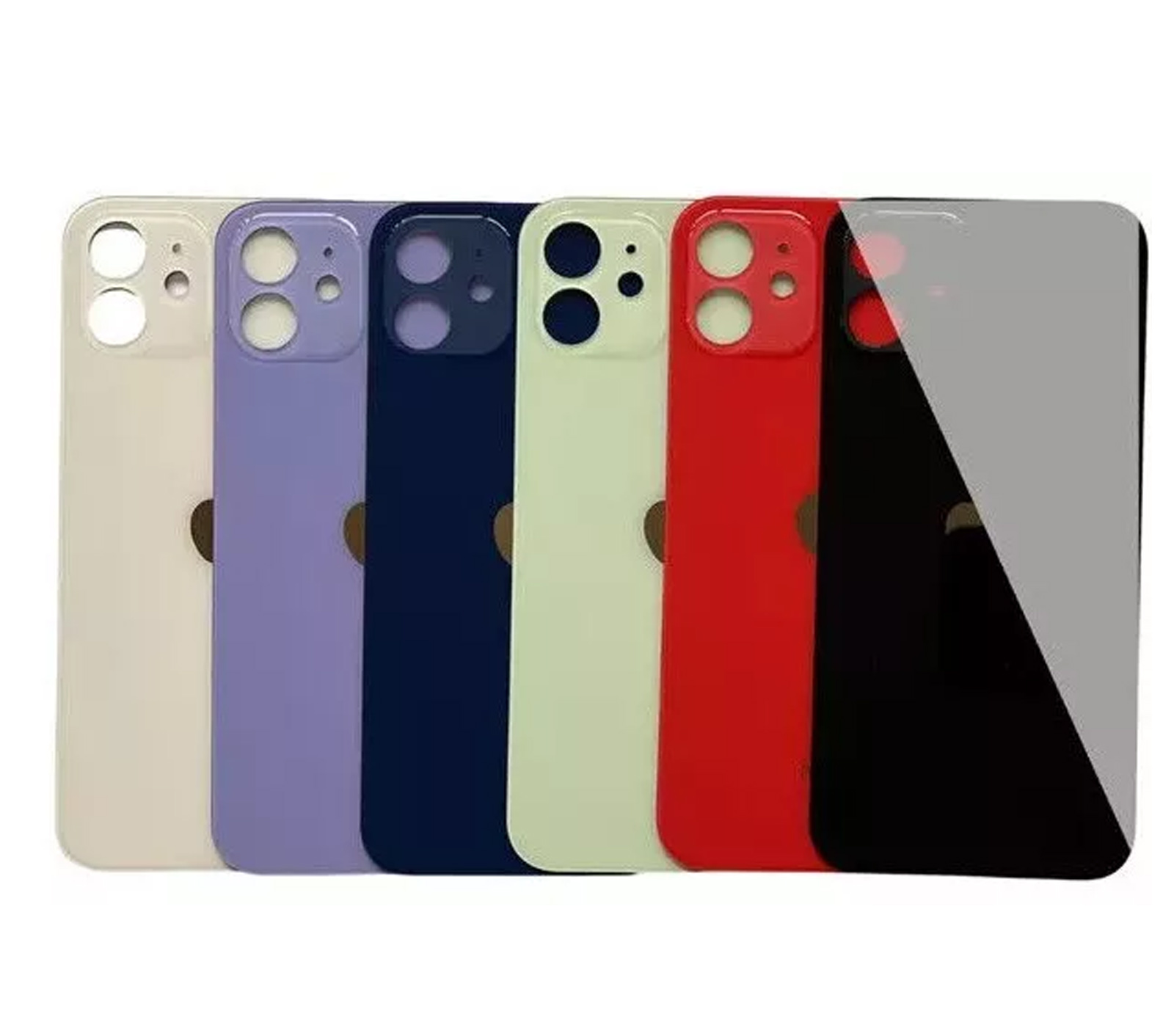 Vitre Arriere iPhone X XR XS 11 12 13 14 15 16 Pro Max Plus Mini Logo CE Adhesif - Picture 33 of 133