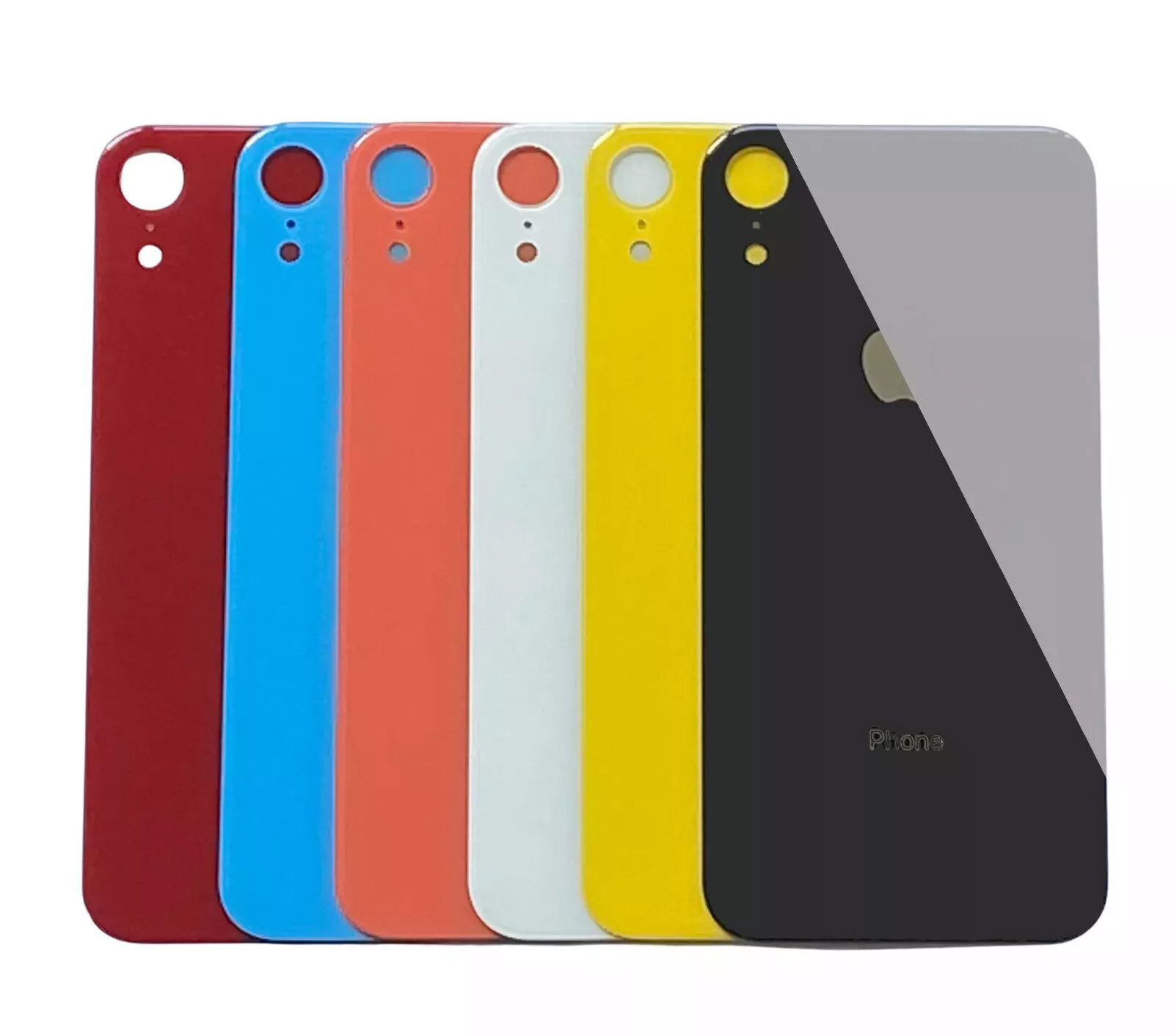 Vitre Arriere iPhone X XR XS 11 12 13 14 15 16 Pro Max Plus Mini Logo CE Adhesif - Picture 10 of 133