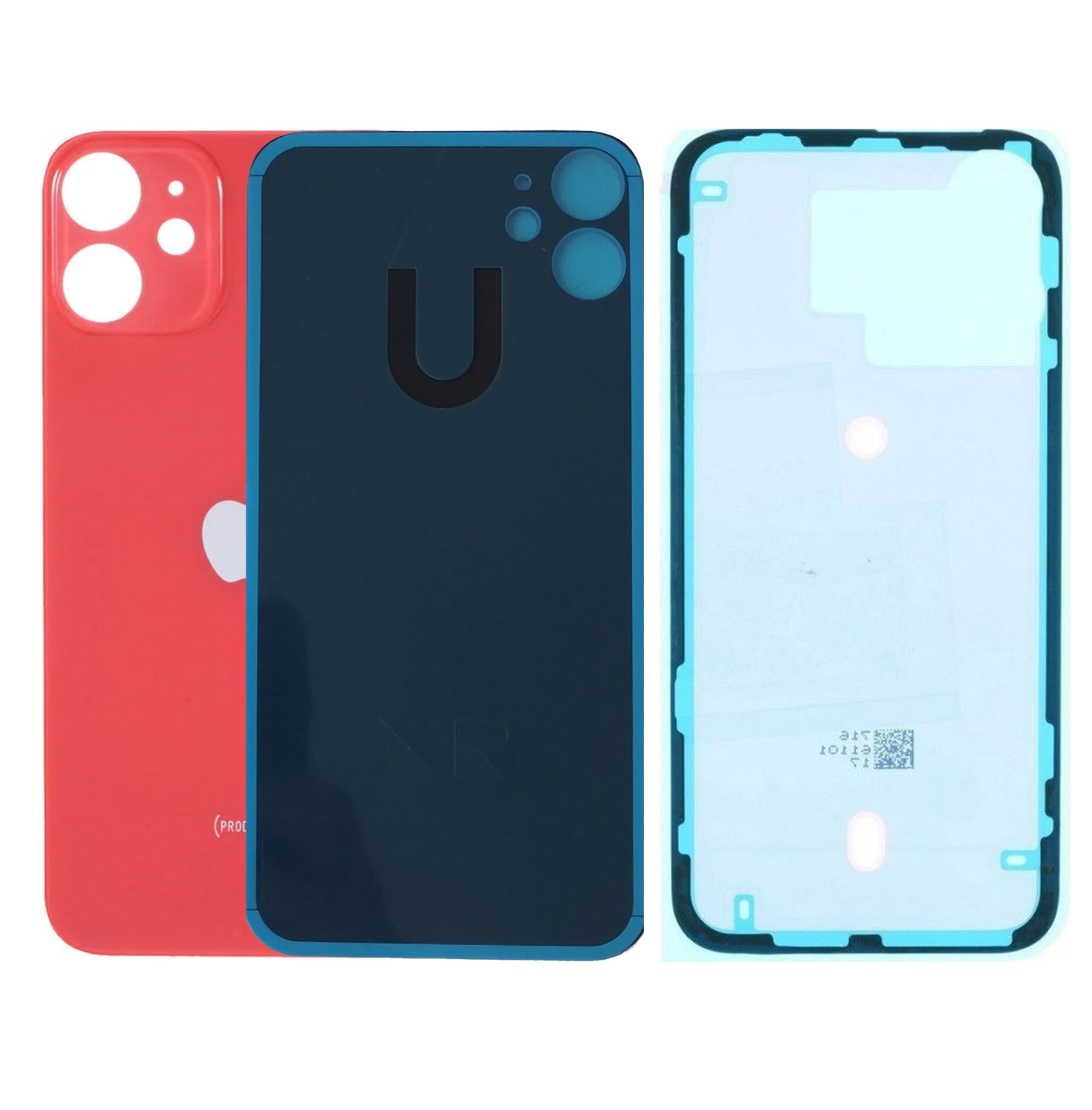 02 Vitre Arriere iPhone 12 Rouge copy