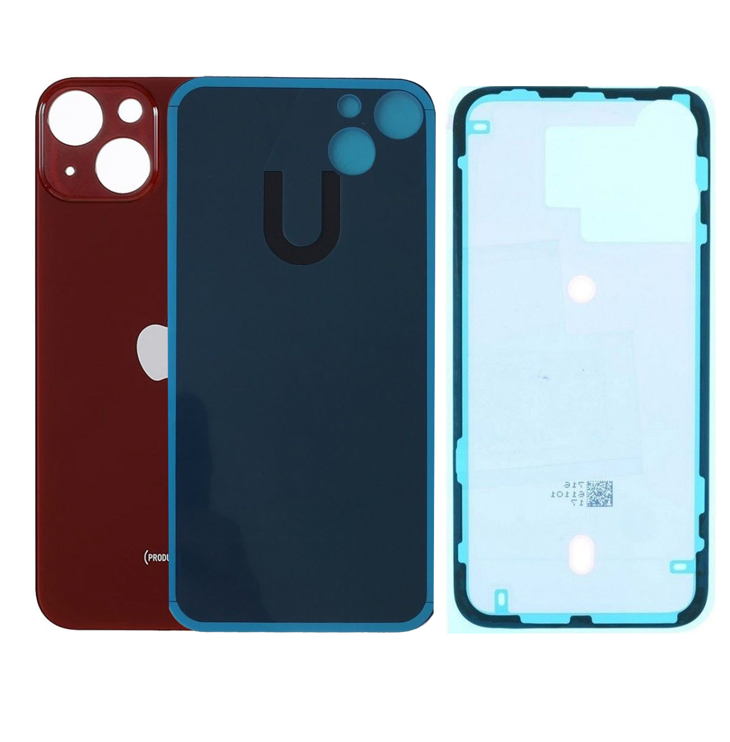 02 Vitre Arriere iPhone 13 Rouge copy