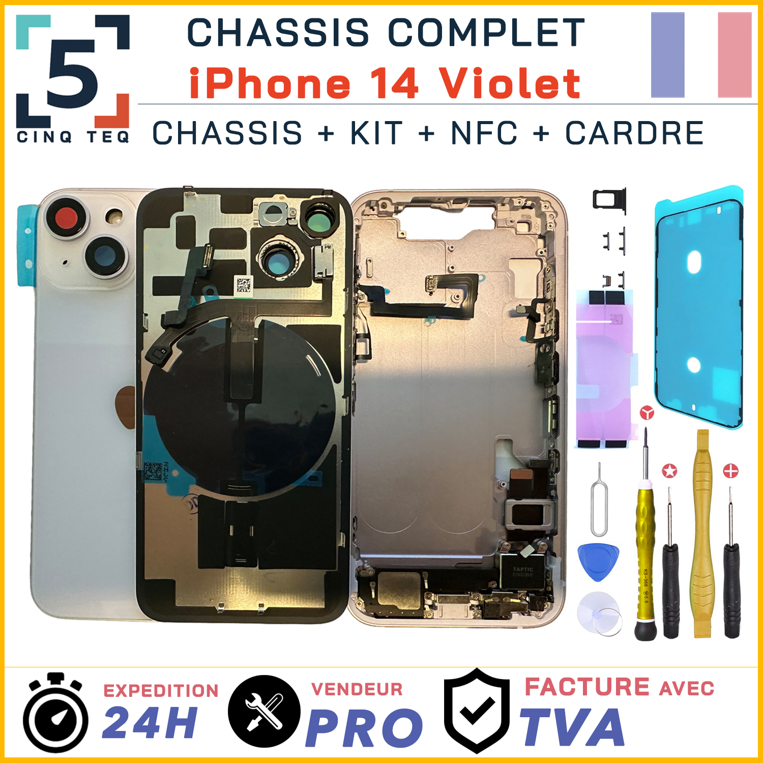 03 Chassis iphone 14 Violet Complet copy