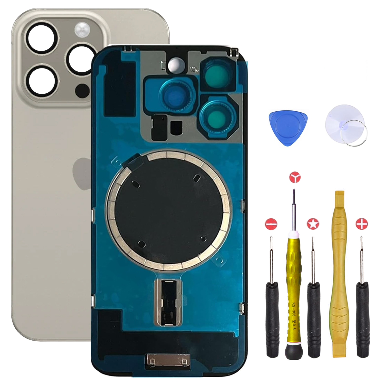 03 Vire Arriere iPhone 16 Pro Titan Nature copy