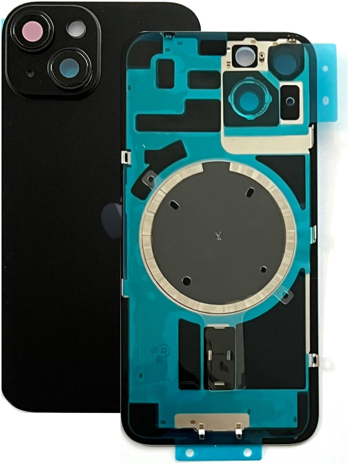 03 Vitre Arriere iPhone 14 Noir complet copy