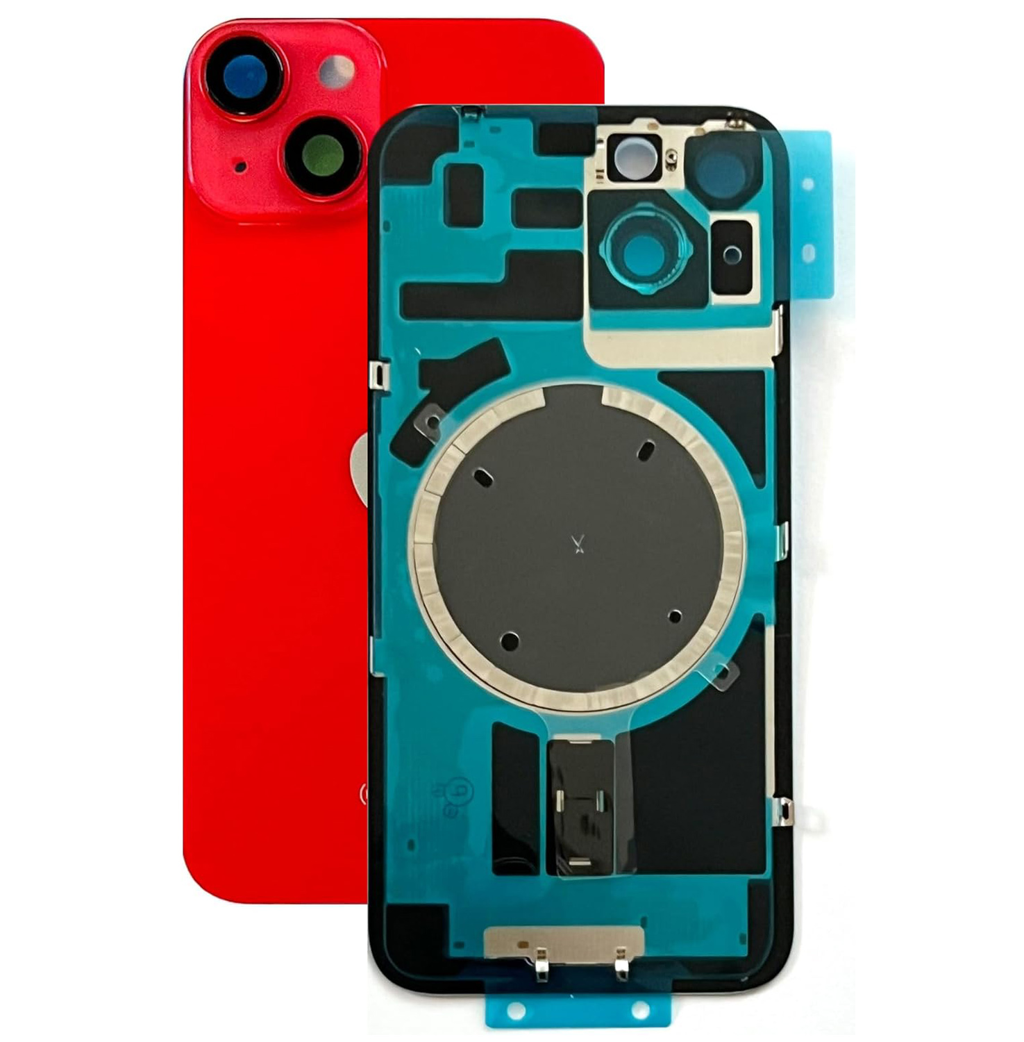 03 Vitre Arriere iPhone 14 Rouge complet copy