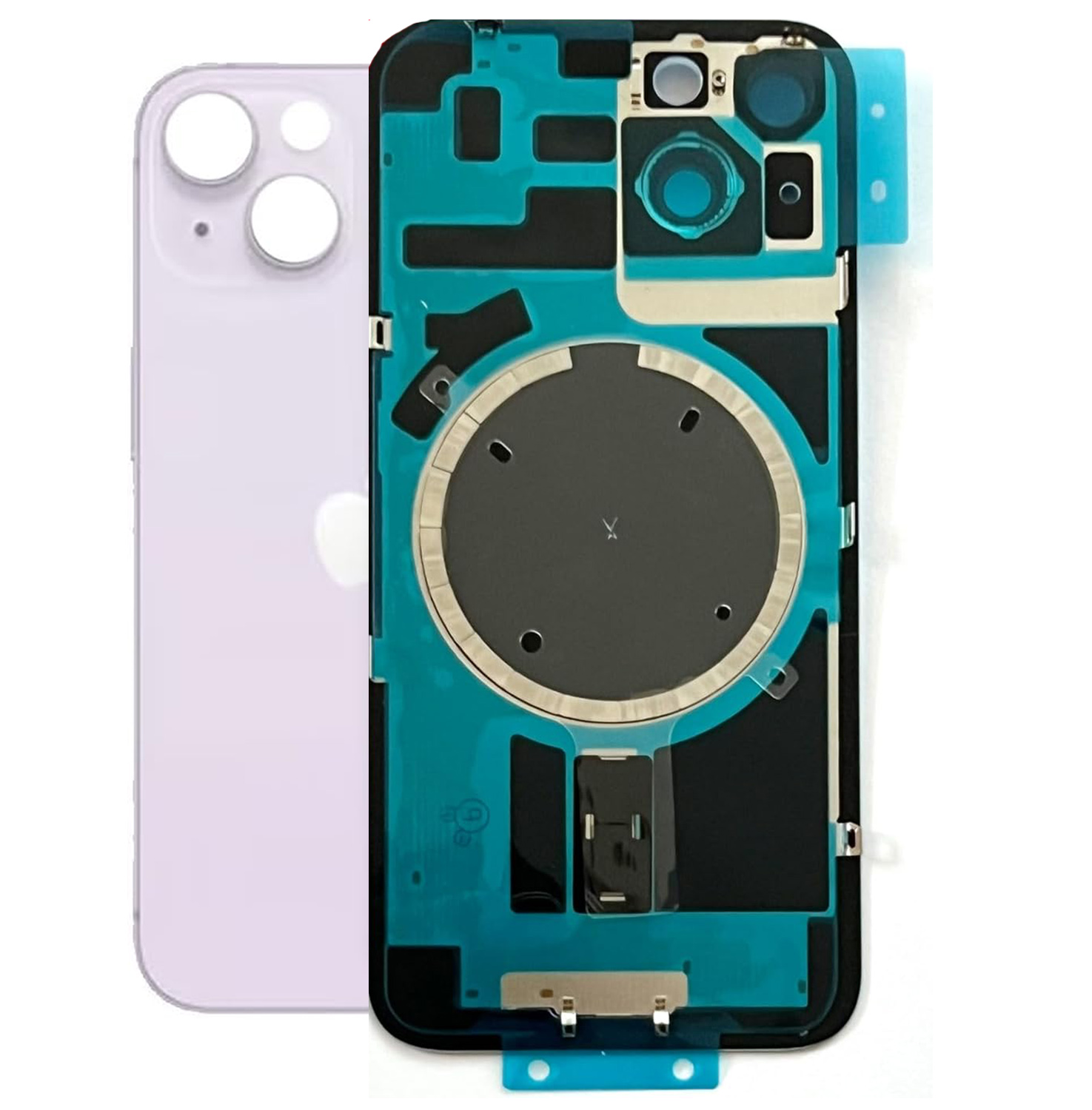 03 Vitre Arriere iPhone 14 Violet complet copy 2