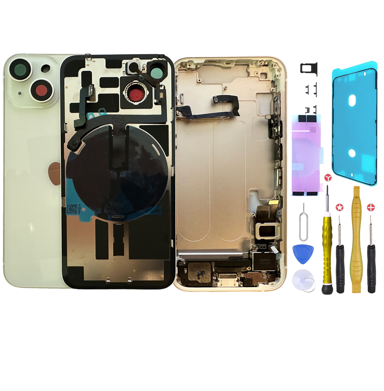 04 Chassis Complet iPhone 14 Blanc copy