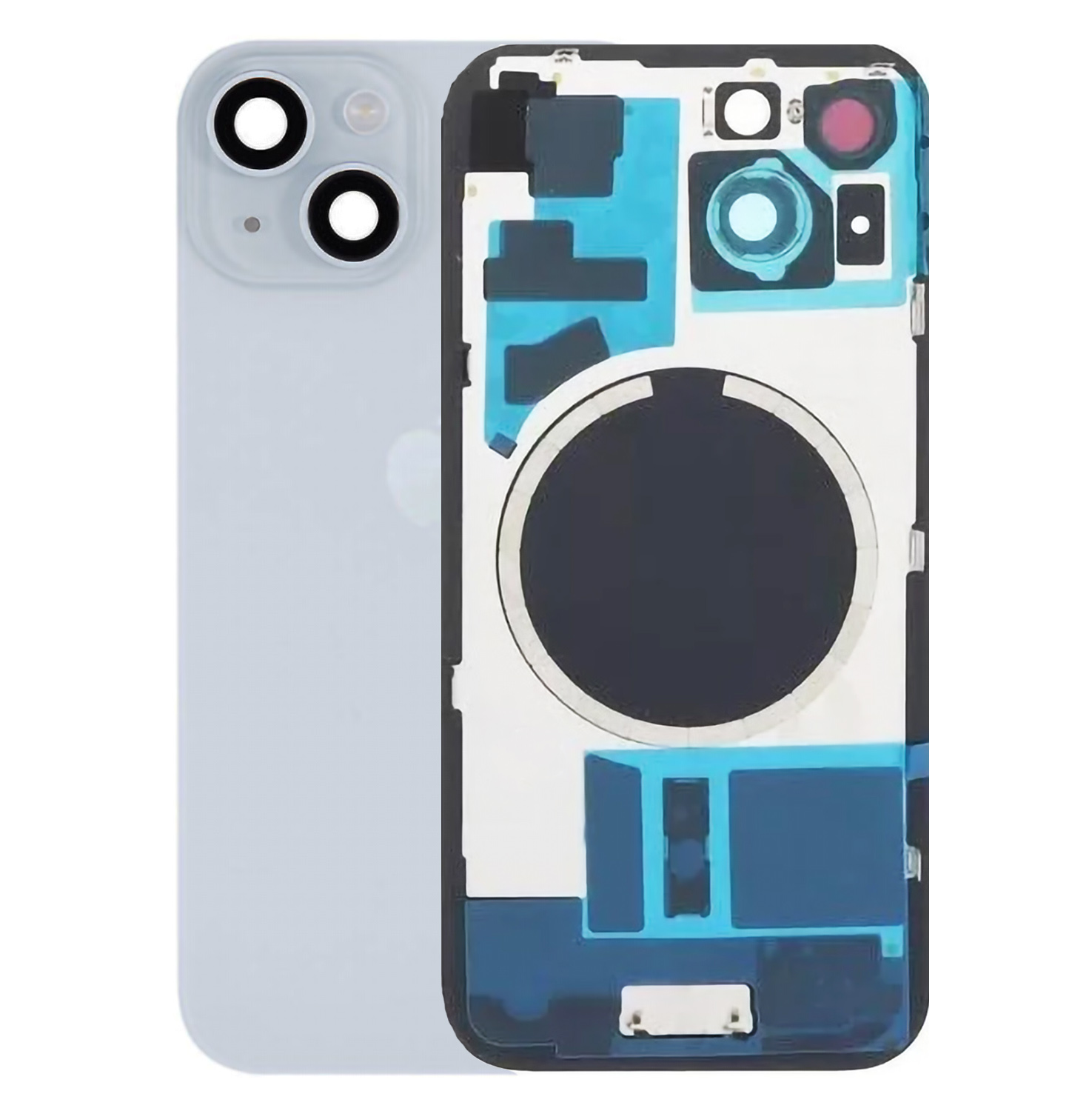 04 Vitre Arriere iPhone 15 Bleu copy 2