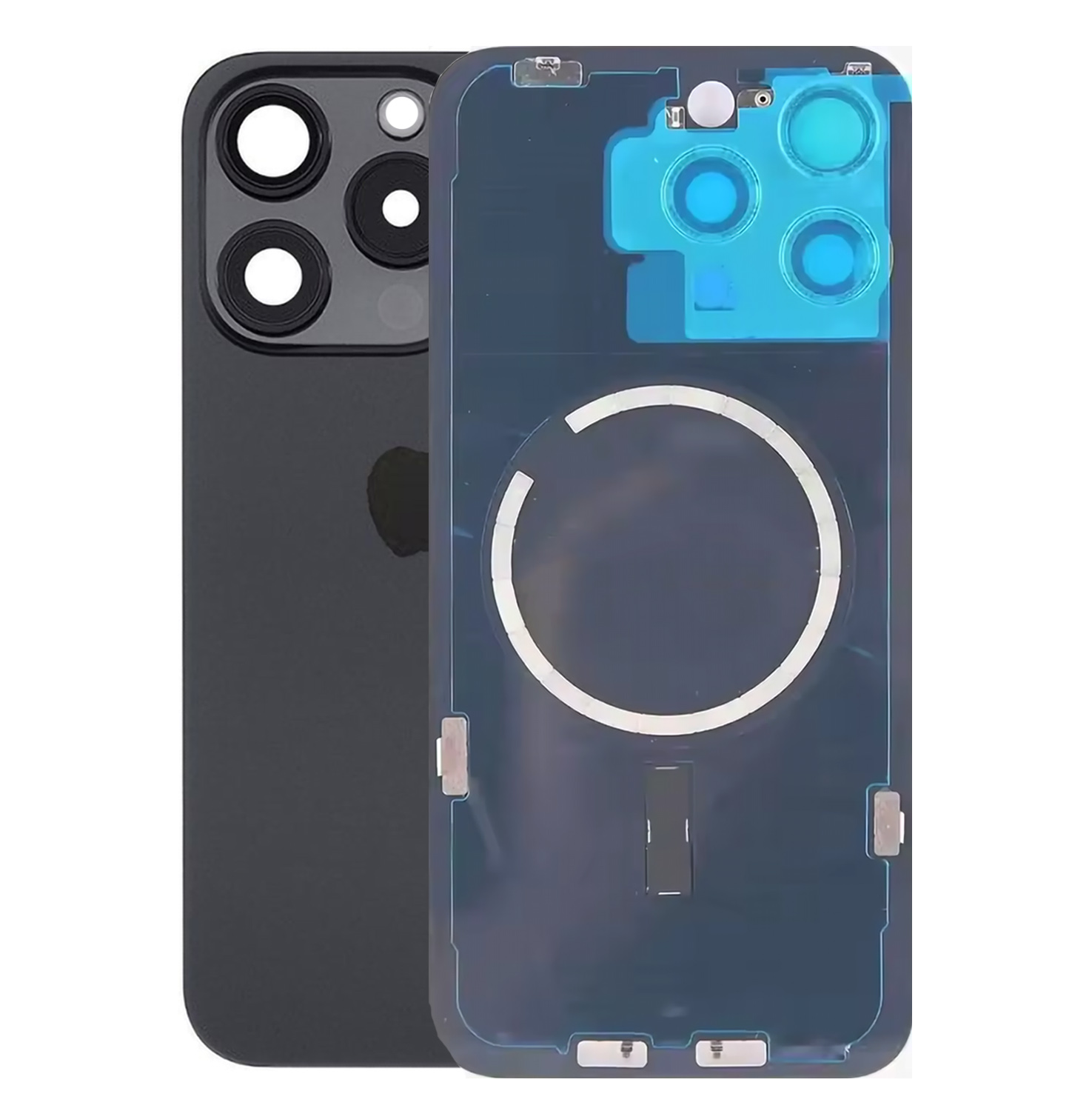 04 Vitre Arriere iPhone 15 Pro Max Noir copy