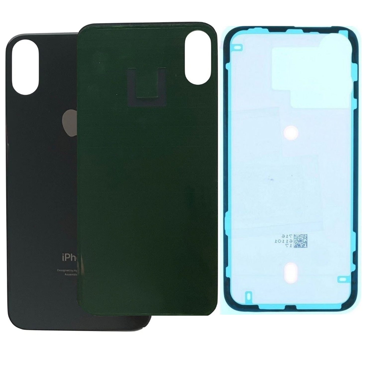 04 Vitre Arriere iPhone X Noir copy