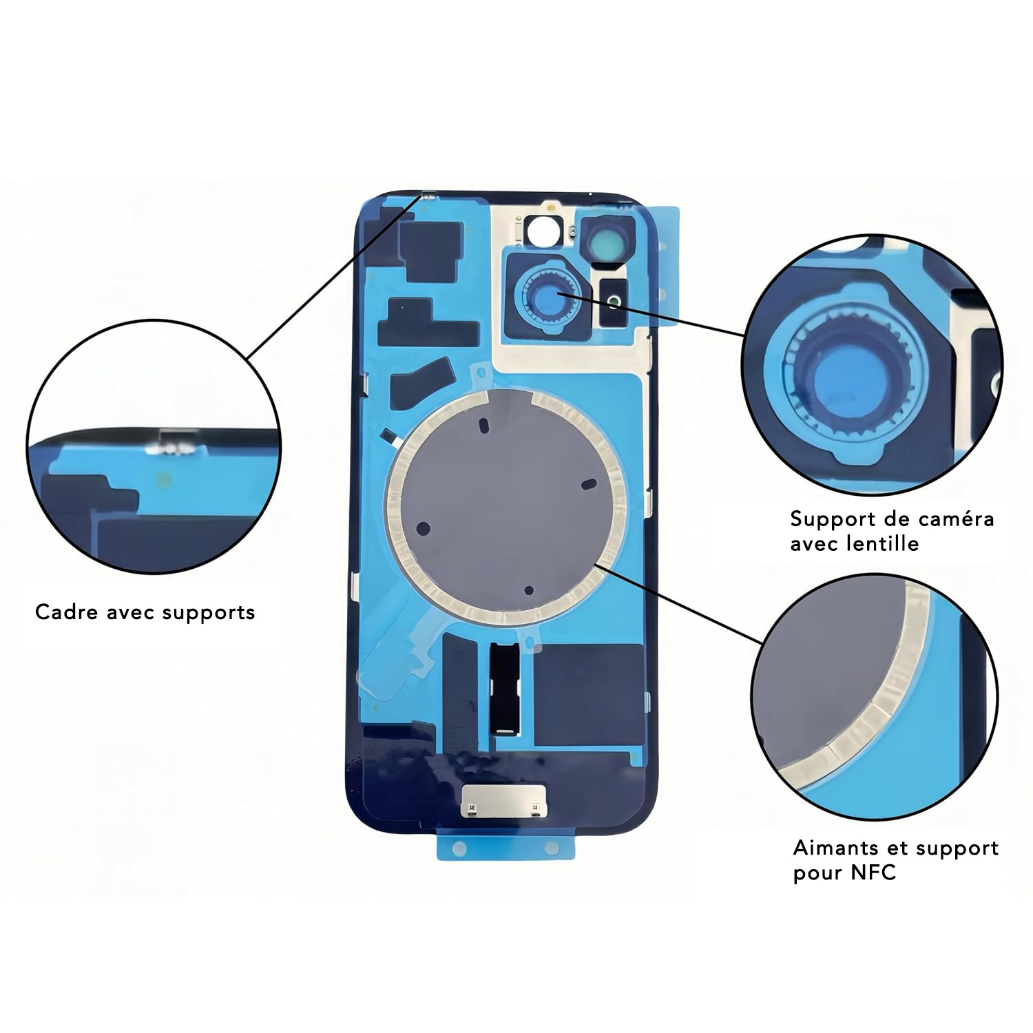 Vitre Arriere complete Components