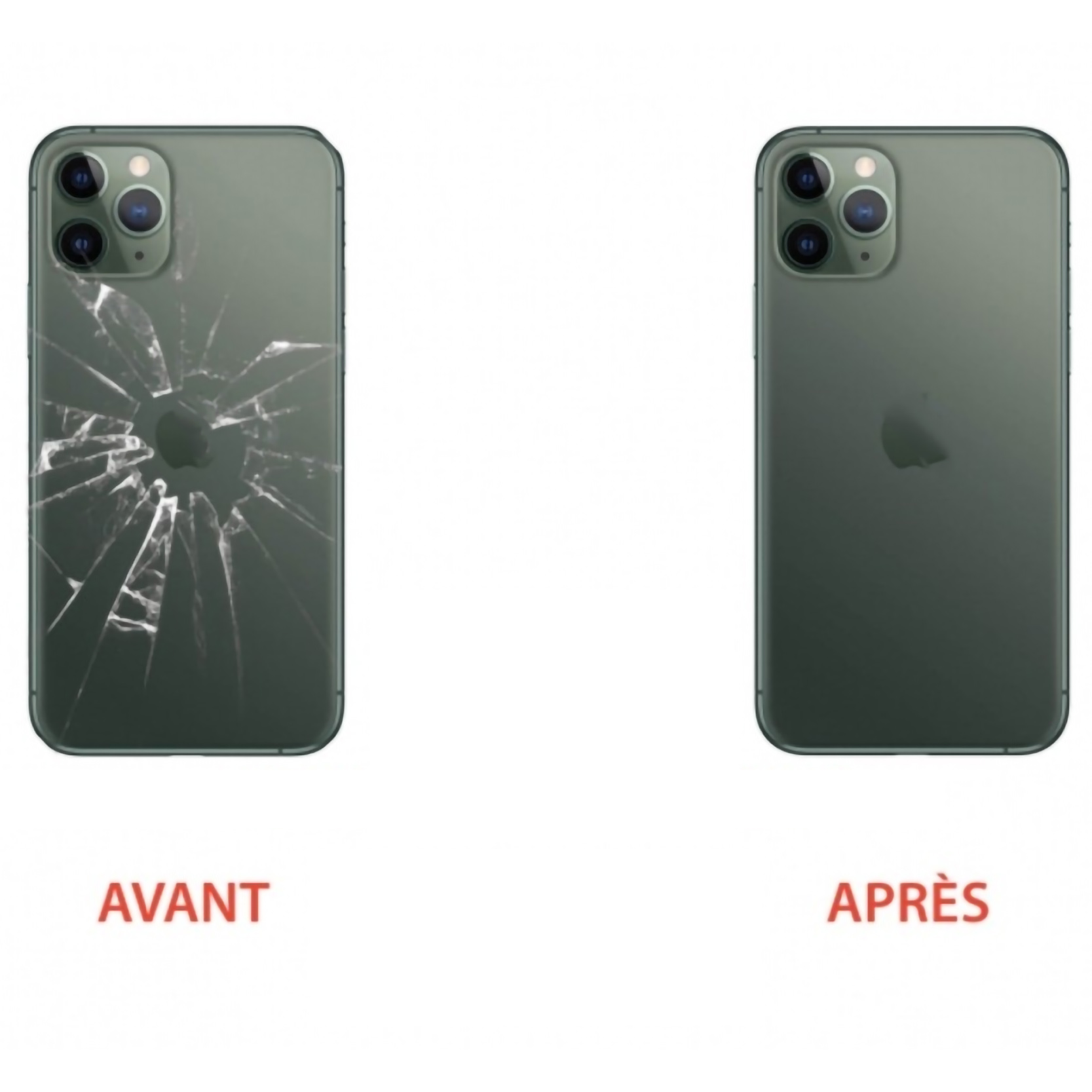 Vitre Arrire Avant Apres Before after copy