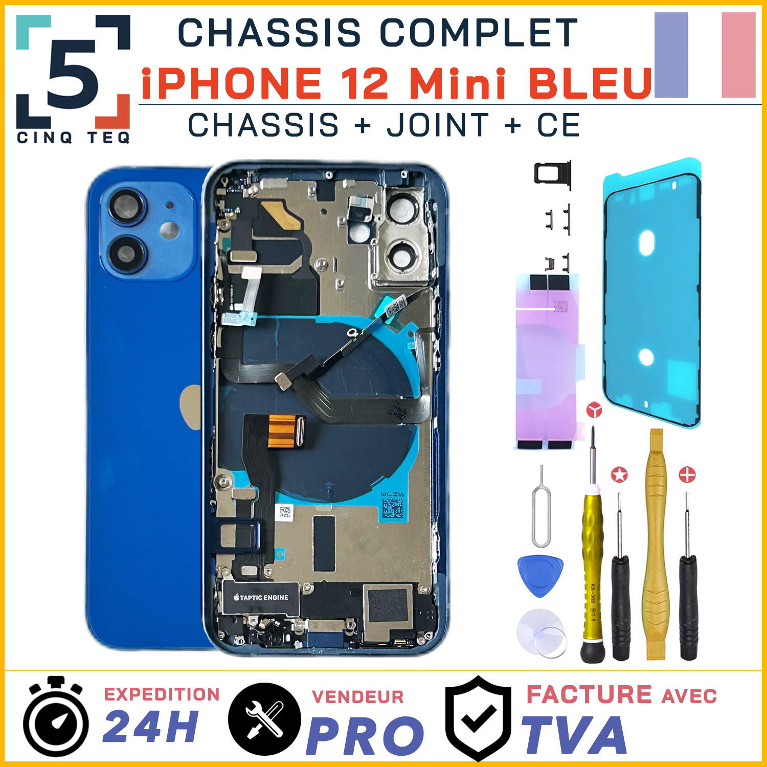 01 2 Chassis iphone 12 Mini Bleu CPT CT copy