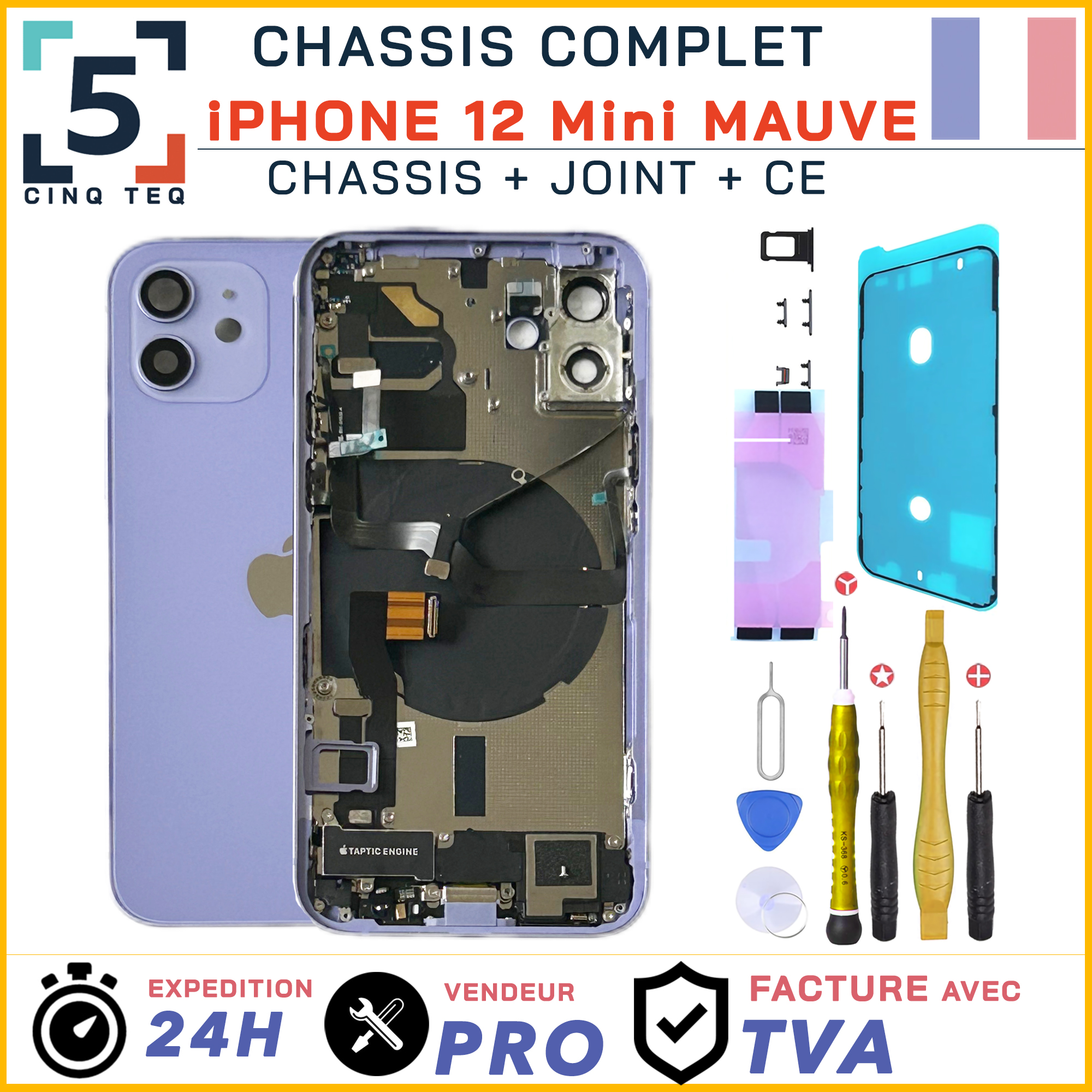 01 2 Chassis iphone 12 Mini Mauve Violet CPT CT copy