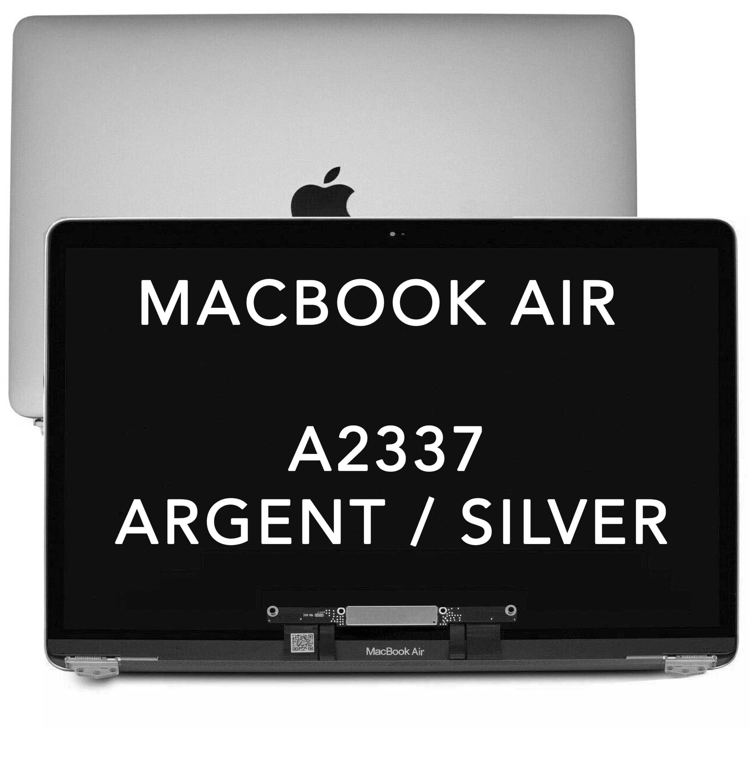01 Ecran MacBook Air A2337 Silver Main Logo copy