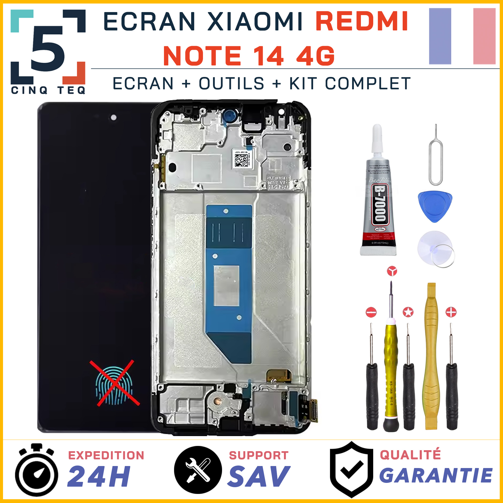 01 Ecran Xiaomi Redmi Note 14 4G CPT Main copy