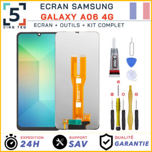 Ecran LCD Remplacement Samsung Galaxy A06 (4G) SM-A065F, SM-A065M / DS +Kit