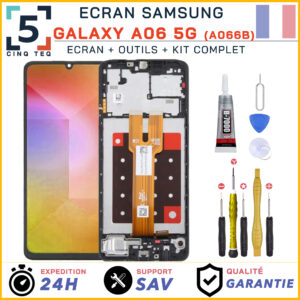 Ecran Complet Remplacement Samsung Galaxy A06 5G SM-A066B / DS +Kit