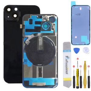 Vitre Arrière de Remplacement pour iPhone 14, NFC, Flash, Joint et Outils